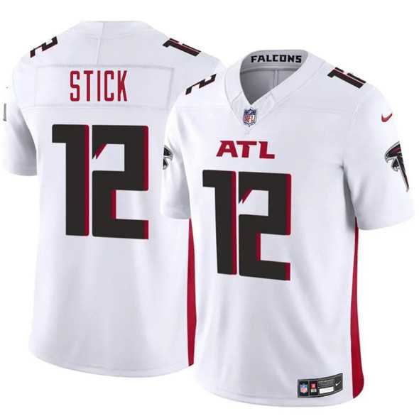 Men & Women & Youth Atlanta Falcons #12 Easton Stick White 2025 F.U.S.E. Vapor Untouchable Limited Stitched Jersey->atlanta falcons->NFL Jersey